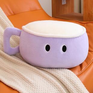 Cross-border water Cup pillow puppet cushion thickened cushion butt cushion plush toy play girl dormitory pillow activity gift
