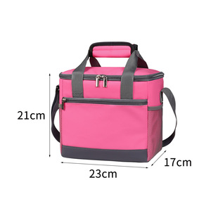 Cross-border hot new leather film insulation bag portable insulation ice bag outdoor camping picnic bag lunch bag