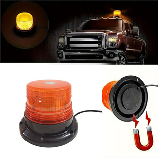 Cross-border 12LED warning light car burst light is suitable for engineering car truck forklift top beacon light strobe