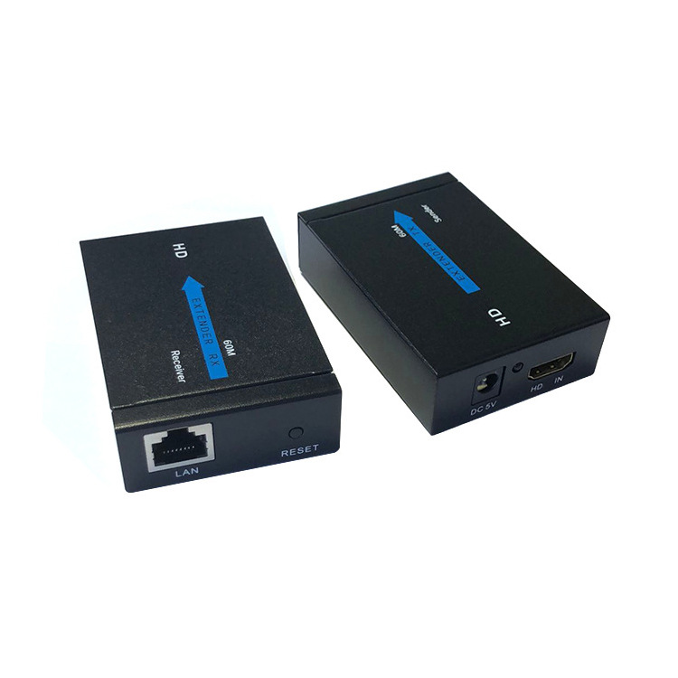 Hdtv Extender 60m Hd Signal Amplifier to Rj45 Network Port Single Network Cable HDMI Video Extender