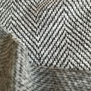 Factory Direct Supply in stock Herringbone Wool Fleece Blanket Autumn and Winter Home Wear Sofa Cushion Plush Fabric