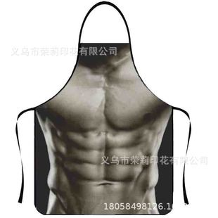 Cross-border e-commerce apron wholesale holiday apron printing now do creative fun funny couples barbecue waterproof apron