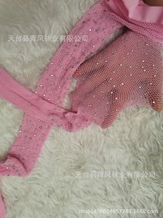 Hot drilling bling black stockings black stockings women's thin ins sexy fishnet stockings spring and summer with diamond popular pantyhose