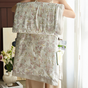 Summer 60 Lyocell Tencel Summer Cool Quilt Sleeping Naked Silky Ice Silk Air Conditioned Quilt Machine Washable Four-piece Thin Quilt