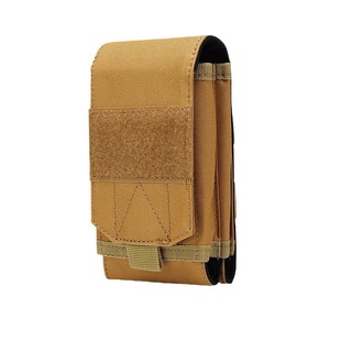 Outdoor Tactical Double Layer Mobile Phone Bag 7-inch Charging Treasure Mobile Phone Storage Bag Notepad Mobile Phone Hanging Bag Waist Hanging Vest