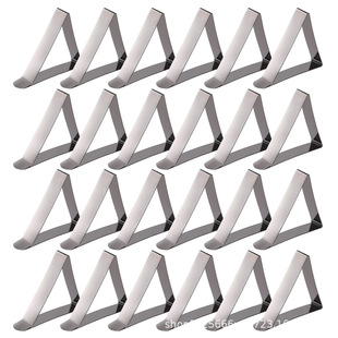 Short Stainless Steel Tablecloth Clip Tablecloth Windproof Fixing Tool Household Outdoor Dining Supplies Kitchen Cloth Clip