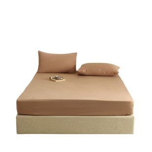 New 100S long staple cotton cotton sanding bed sheet bed hat single double quilt cover bed four-piece three-piece set