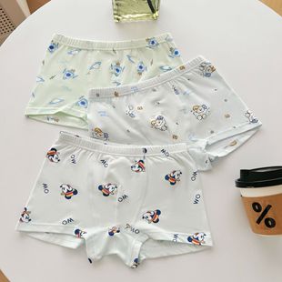 Children's Underwear Summer New Class A Cotton Baby's Boxer Pants Boys and Girls Cartoon No Butt Boxer Shorts
