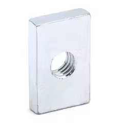 Rectangular Nut Iron Nut Square Square Right Angle Aluminum Profile Accessories Slider Nut Carbon Steel Galvanized