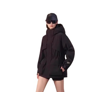 [Explosions assault jacket down jacket] wind shell 4.0 five female goose down jacket waist short 2024 new winter