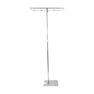 Floor-standing L-shaped T-shaped rack supermarket convenience store retractable poster rack a4 paper hanging clip advertising clip warehouse distinction