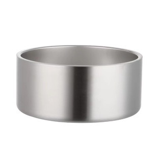 304 Double Layer Thickened Dog Bowl Stainless Steel Dog Basin with Non-slip Base Large Capacity Pet Bowl Dog Food Bowl Food Bowl