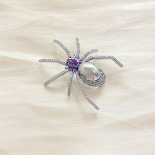 Spider Insect Brooch Cross-border Trade Simple Luxury Fashion Temperament Corsage Fashion Accessories