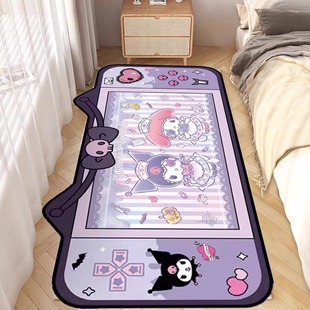 Sanrio мультфильм coolomi, Кашемировое одеяло для спальни, домашнее прикроватное одеяло, нескользящее утолщенное эркерное окно, детский игровой коврик