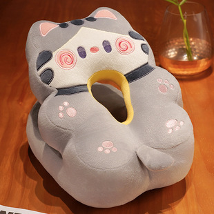 New Summer Ice Silk Double-Sided Sleeping Pillow Office Lunch Break Sleeping Artifact for Primary School Students Children Nap Sleeping Pillow