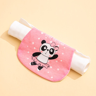 Baby sweatbands baby cotton gauze kindergarten mat napkins children sweatshirt cartoon large breathable sweat absorbent