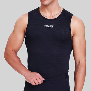 [Star Sweatshirt] SWG Mingsheng Men's Base Shirt Four Seasons Breathable Sweatshirt Bicycle Riding Underwear