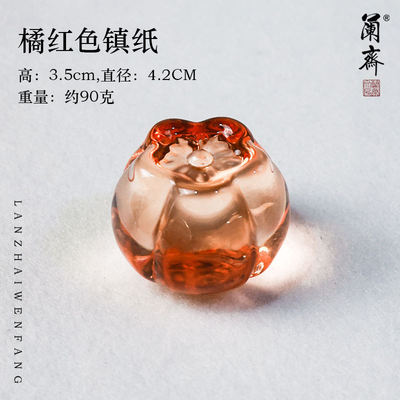 Lanzhai colored glaze crystal pen holder pen mountain calligraphy special paperweight ruler pen holder pen holder creative colorful mountain