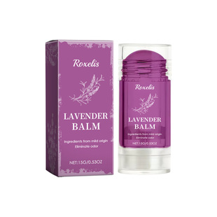 Lavender Floral Fragrance Balm Portable Women's Solid Balm Fresh Light Fragrance One-Touch Long-Lasting Fragrance Balm