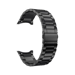 Высококачественный ремешок из нержавеющей стали с тремя часами для Samsung WATCH 4/5/6 WATCH со складной пряжкой металлический ремешок