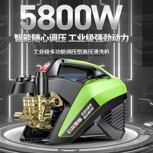 Black Cat Car Washing Machine 220V High Pressure Household Automatic Portable Cleaning Pump Artifact Cleaning Machine Water Gun Washing Artifact