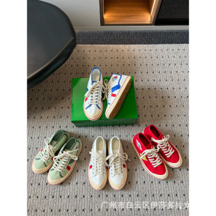 Couple's Spring New 2025 Lace-up Color Matching Casual All-match High-top Canvas Shoes Vintage Sneakers for Women and Men