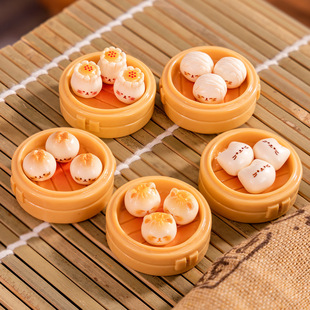 Симулятор еды, пароварка для завтрака Xiaolongbao смола