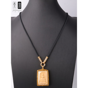 Thailand Buddha Brand Chain Diamond Quick-release Buckle Rope Universal Buckle Thangka Pendant Lanyard Unisex TM