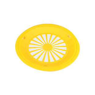 Barbecue Plate Party Plate Hot Pot Shop Special Plastic Dinner Plate Hollow Flat Plate Color Small Dishes Commercial Tableware Wholesale