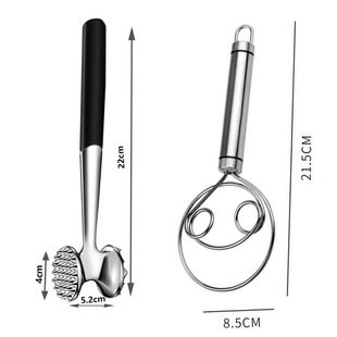 R kitchen meat hammer steak hammer 304 stainless steel steak hammer pine needle steak work