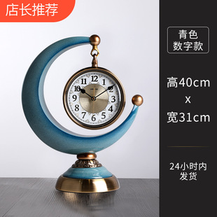 ♩ Wholesale Sitting Clock, Light Luxury Display Clock, Living Room Sitting Clock, Fashionable Pendulum Clock, Desktop Ornaments, Modern