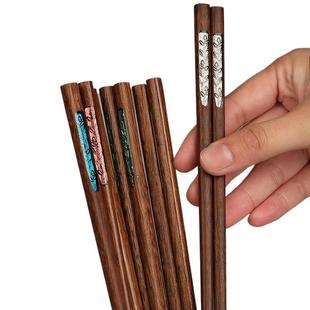 New 2025 Light Luxury Chicken Wing Wooden Chopsticks No Paint No Wax Household Chinese-style Non-slip One-person Chopsticks