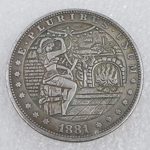Античный ремесел 1881 странник серебряный доллар памятные монеты