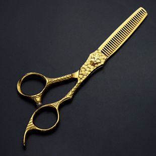 Оптовая Продажа с фабрики высококачественные салонные парикмахерские ножницы с плоскими зубами тонкие Профессиональные Парикмахерские ножницы костюм