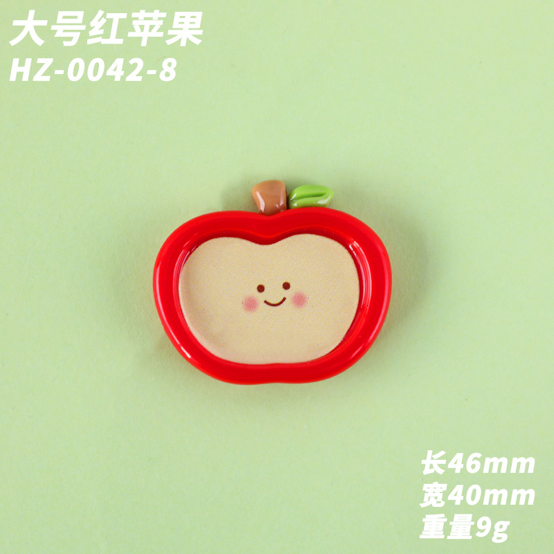Transparent Apple Tomato DIY Resin Cream Glue Hair Accessories, Hair Clips, Phone Case Decorations, Wholesale Handmade Materials