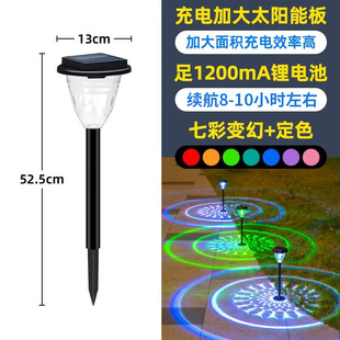 New Solar Light and Shadow Lawn Lamp Outdoor Courtyard Garden Homestay Landscape Lamp Decorative Internet Red Small Courtyard Scene Lamp
