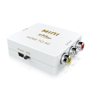 EKL HDMI to AV converter HD TV barley box old TV RCA Lotus head Cable