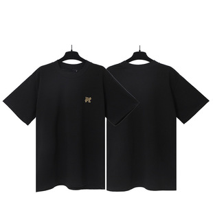 Summer New Trendy Brand Palm Bear Palm American Style High Street Loose Short-sleeved T-shirt Men's Hip-hop Casual Half-sleeved T-shirt