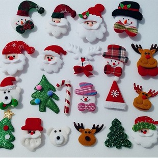 cross-border christmas decorations christmas pendant christmas tree accessories felt cotton and thickening handmade diy santa