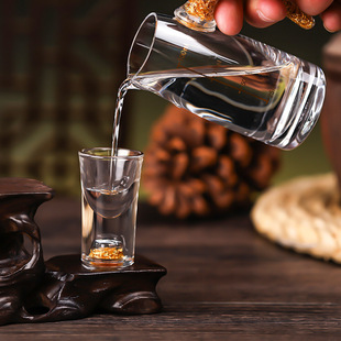 b52 swallow cup crystal Jinshan liquor Cup bullet Cup gold foil spirits Cup cocktail Cup shot Cup factory wholesale