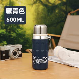 High-looking 316 stainless steel kettle large capacity outdoor sports pot portable insulated cup with rope dual-use