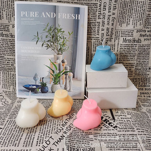 Korean Women's Large Butt Butt Aromatherapy Candle Art Modeling Shooting Props Decorative Candle