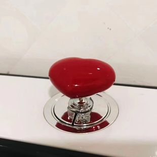 Tiktok same retro love toilet push artifact multifunctional creative furniture handle wardrobe drawer cabinet handle