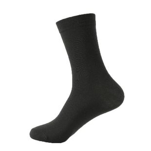 Socks men's stockings autumn and winter solid color high-top men's socks high waist breathable stockings men's business mid-high cotton socks
