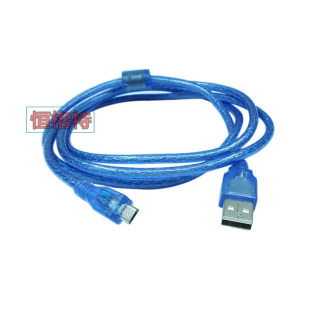 Кабель USB прозрачный синий MicroUSB кабель для передачи данных кабель Mike 5P Android телефона USB кабель для зарядки 0,3 м-5 м