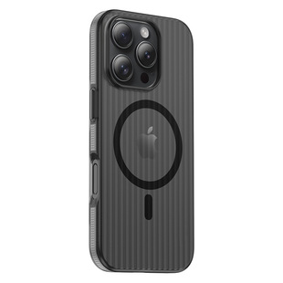 Corrugated Anti-slip Suitable for Apple 16Pro Phone Case Drop-resistant Hard Shell iPhone15pro Frosted Magnetic Protective Case