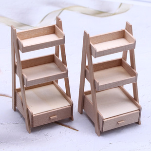 Dollhouse кукольный дом садовый украшения мини деревянная подставка для цветов миниатюрная мебель садоводческая подставка