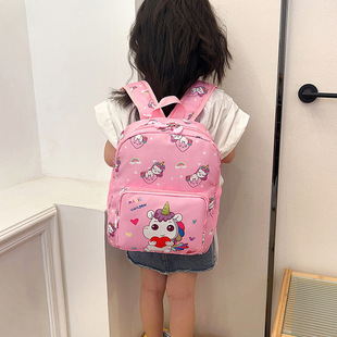 Children's Cartoon Schoolbag New Kindergarten Cute Boys and Girls Backpack Unicorn Large Capacity Fashion Backpack