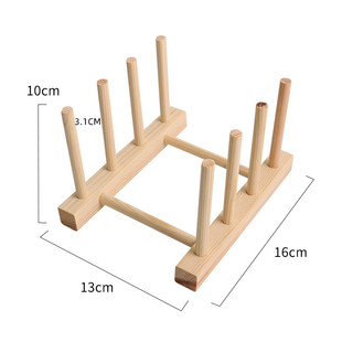 Solid wood drain rack wooden dish rack dish rack kitchen storage rack dish storage rack manufacturers in stock wholesale