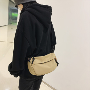 Women's Ruiying messenger bag Japanese and Korean men's black shoulder bag large capacity student crossbody chest bag youth messenger bag